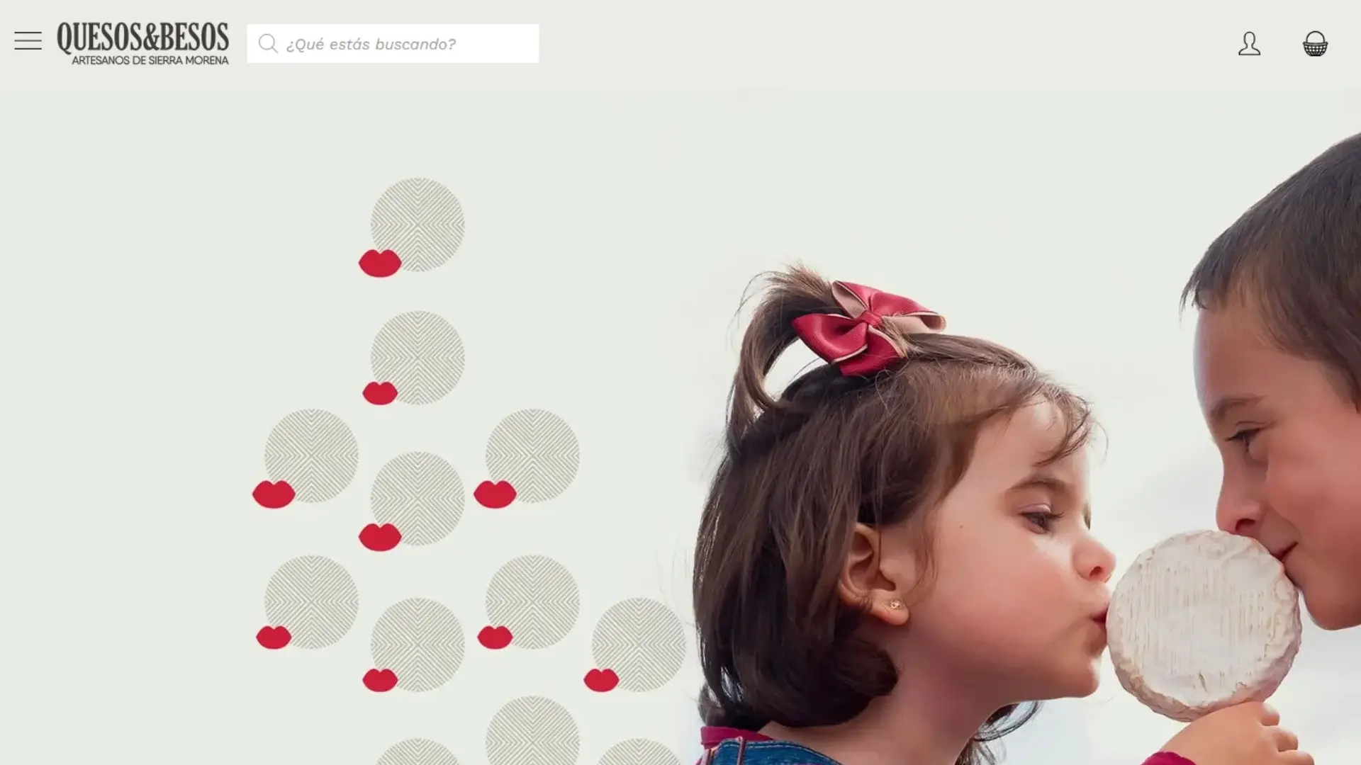 Proyecto Quesos y Besos: web y marca gourmet, diseñada por Wecomm