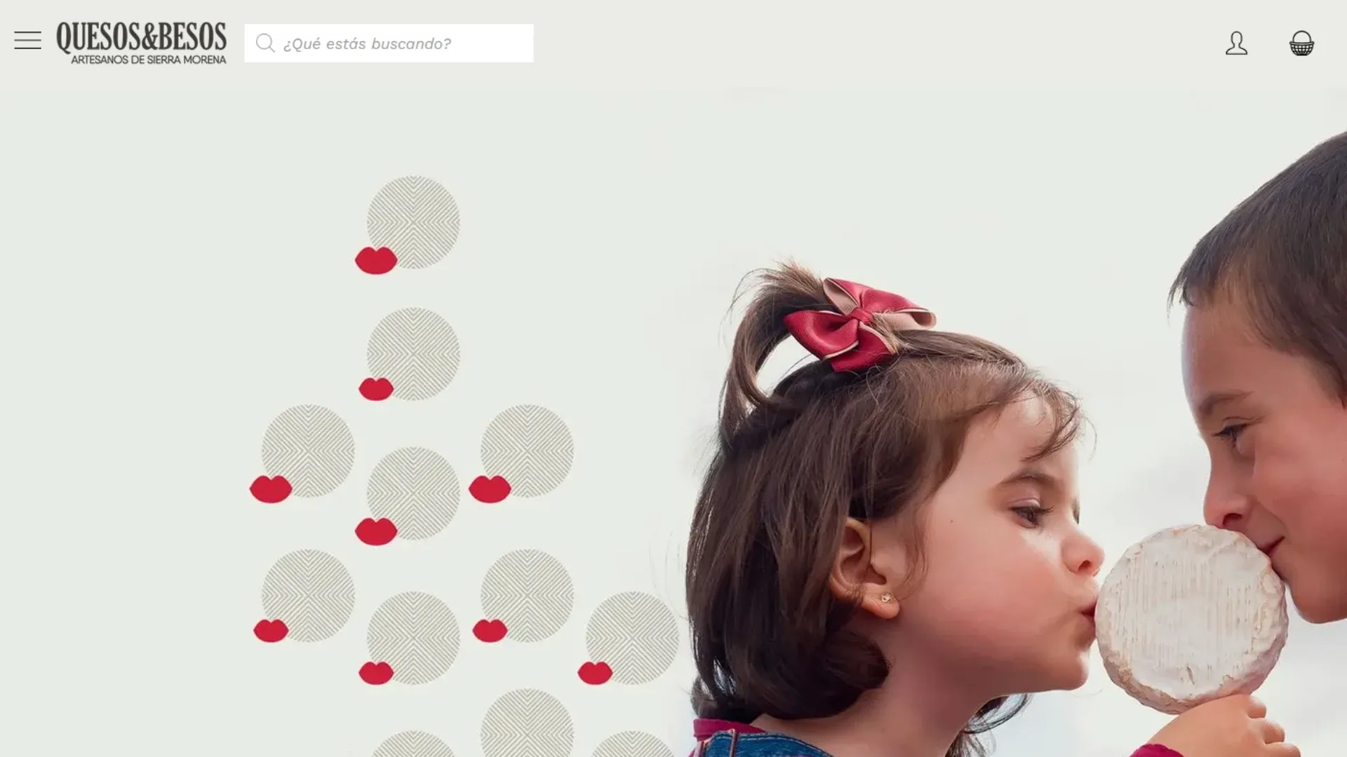 Proyecto Quesos y Besos: web y marca gourmet, diseñada por Wecomm