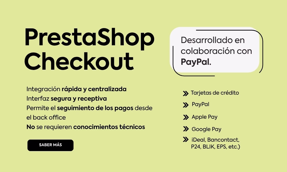 Módulo PrestaShop Checkout para optimizar el proceso de compra