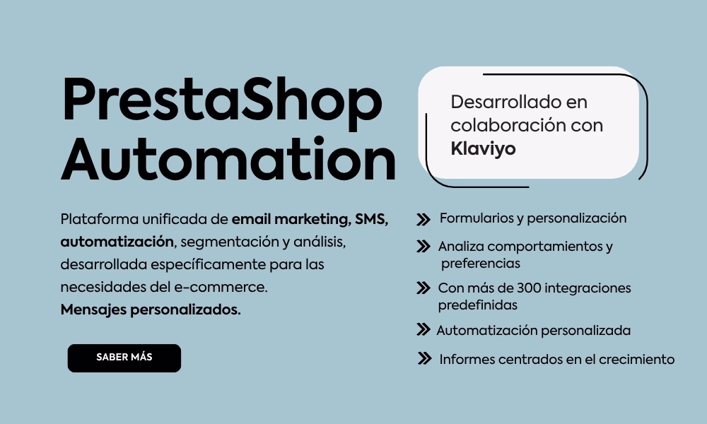 Herramientas de marketing digital en PrestaShop Essentials