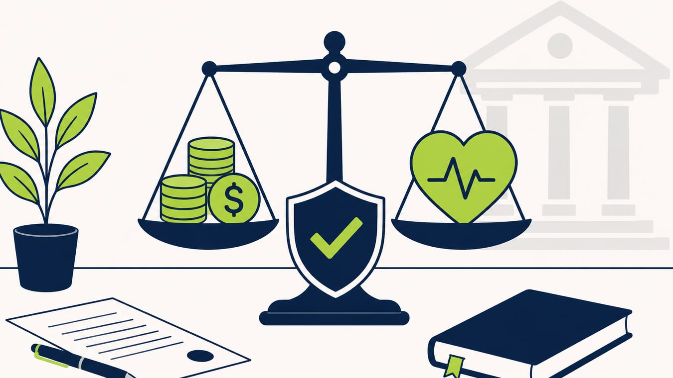 Ilustración sobre confianza y criterios YMYL en SEO