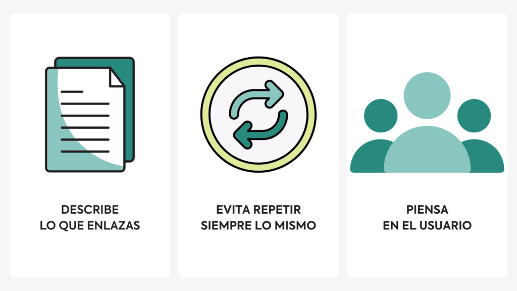 Reglas esenciales para crear un anchor text efectivo y natural.