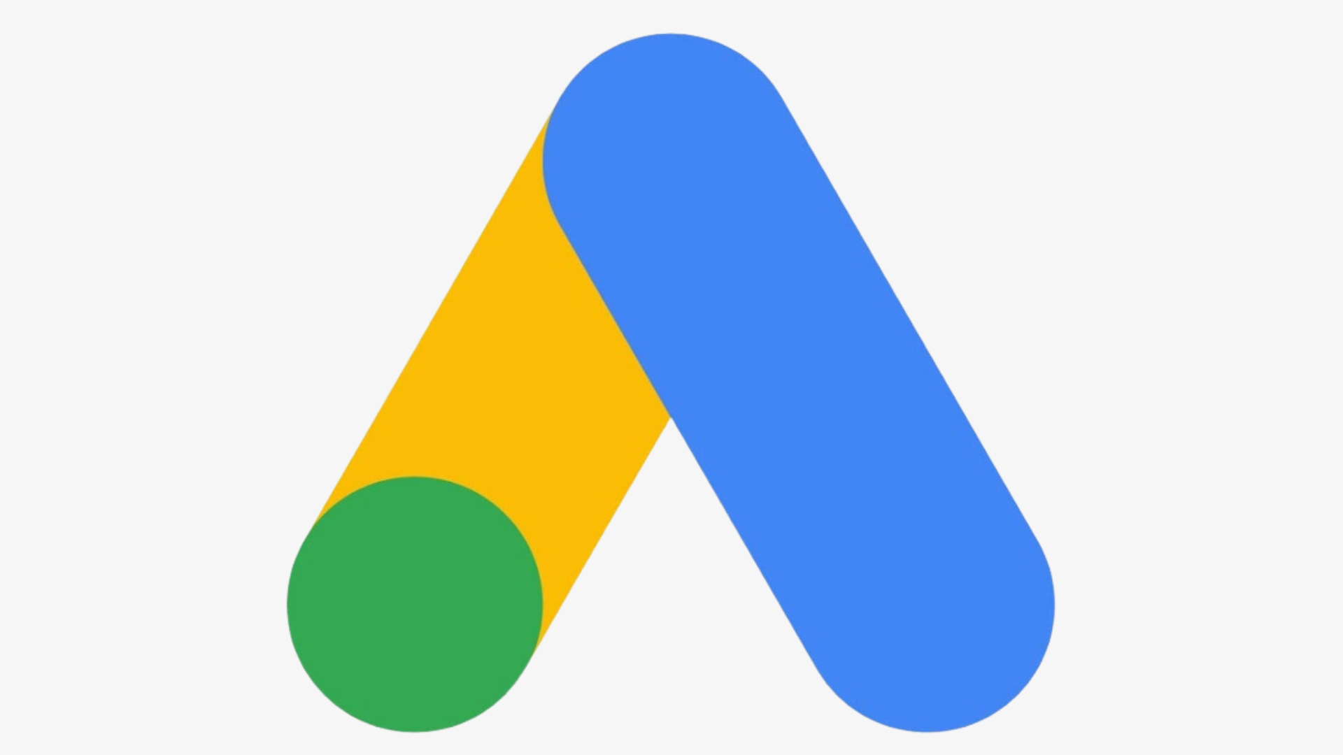 Logo oficial de Google Ads, la plataforma publicitaria antes conocida como AdWords.